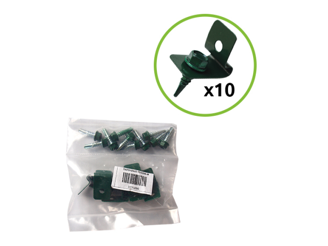 Příchytka "L" k JP sloupku ZnPVC RAL6005